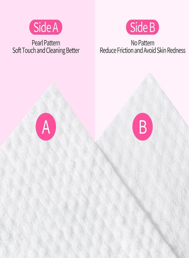 BILIYA Disposable Face Towels, Plant-Based Biodegradable Viscose, Lint-Free Dual Texture, Ultra Soft, For Sensitive Skin, 50 Count - Image 4
